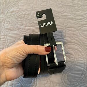 Lebra black man’s belt size large 38–40 New